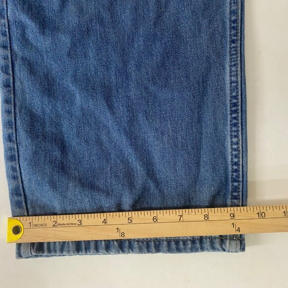 Levis 550 Relaxed Fit Jeans Mens 14H Huskey 33x28 Blue Denim Straight Leg - Picture 13 of 14